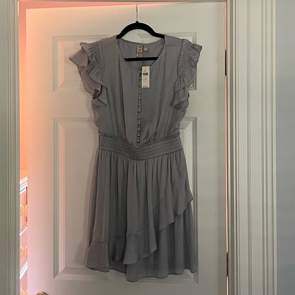 Dolan by Anthropology - Gray Flowy Dress - Picture 2 of 7